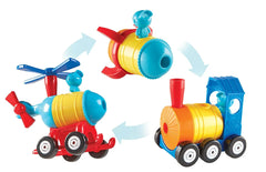 1-2-3 Build It Rocket, Train, Helicopter - Albagame