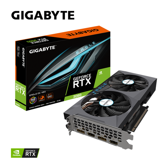 Gigabyte EAGLE GeForce RTX 3060 8GB GDDR6 - Albagame