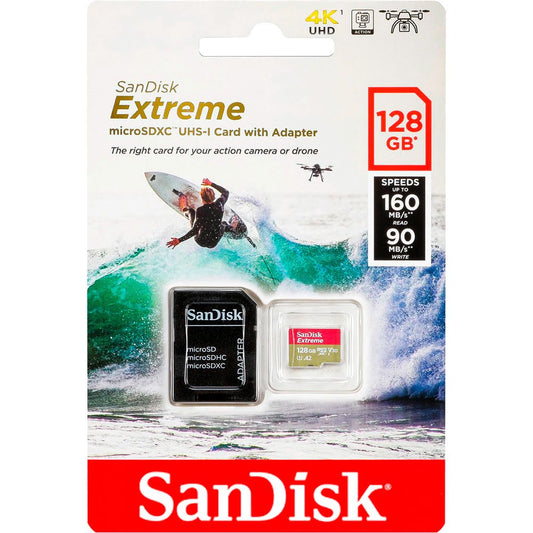 MicroSDXC 128GB SanDisk Extreme - Albagame