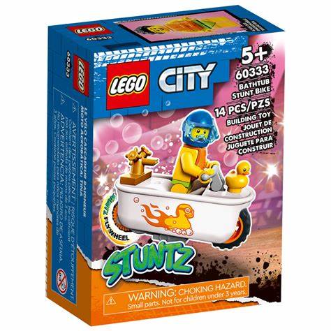 Lego City Stunt Bike Bathtub For Bathroom 60333 - Albagame