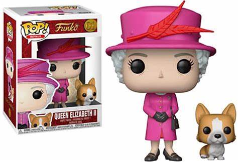 Figure Funko Pop! Royals 01: Queen Elizabeth II Pink - Albagame