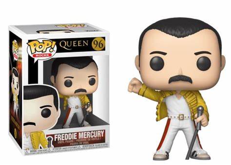 Figure Funko Pop! Vinyl Rocks 96: Freddie Mercury Wembley 1986 - Albagame